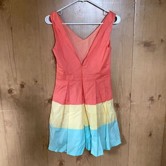 Minuet Colorblock Sleeveless Dress S - Picture 3 of 5